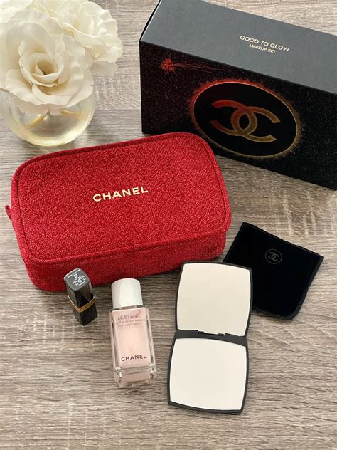 chanel makeup storage box|Chanel gift set holiday 2022.